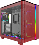 Montech KING 95 PRO Midi Tower, Tempered Glass, ARGB - rot