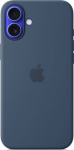Apple Silicone cases z MagSafe do iPhonea 16 Plus - denim