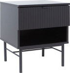 Nightstand SEQUENCE 45x40xH55cm, 3D black