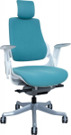 Task chair WAU teal blue/white