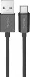 Kabel Puro TPE 12W USB-A - microUSB 1m - czarny