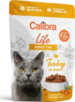 CALIBRA Cat Life Adult Turkey in gravy - wet cat food - 85g