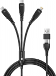 Kabel USB Connect IT USB-C - Lightning 1.25 m Czarny (CCA-2320-BK)