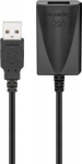 Wentronic USB 2.0 active extansion cable A - A, 5m, black