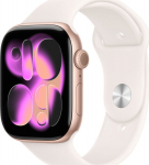 Apple Watch Series 11&nbsp;46mm&nbsp;Rose Gold /Light Blush Sport Band - S/M
