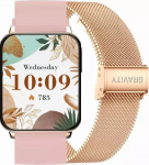 Smartwatch Gravity Smartwatch Rose Gold Pink 2 Belts GT26-1