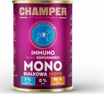 CHAMPER Immuno Monoprotein Turkey - wet dog food - 400g