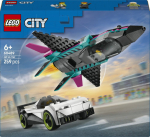 Lego Klocki City 60489 Jet vs. Car