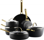 GreenPan Padova Reserve 6 pcs Pot & Pan Set Black