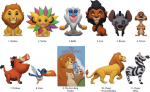 Monogram International Monogram Disney: Lion King (Blind Bag/Random) 3D Foam Bag Clips Figures (85665)