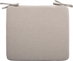 Cushion SIMPLE BEIGE for chair 38x43x2.5cm