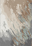 Carpet SANFORD-8, 160x230cm, blue/beige