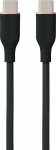 Hismart Silicone Cable USB Type-C - Type-C, 100W, (black, 2m)