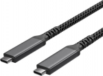 Shiverpeaks USB-C Ladekabel USB C/C 3.2 100W PD Textil 2m