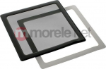 DEMCiflex Staubfilter 2x40mm, square - schwarz/wei&szlig;