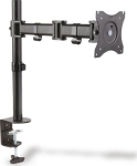 Digitus Desk stand with a clamp, 1xLCD, max. 27", max. 8kg, trunnion 360 (PIVOT)