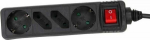 Power Strip InLine 4 jack 5 m czarna (16445S)