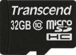 SD microSD Card 32GB Transcend SDHC Class10 w/adapter