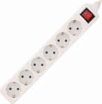 Power Strip InLine 6 sockets 1.5 m White (16461T)