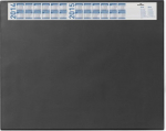 DURABLE Schreibunterlage Vollsichtpl/Kalender 65x52cm schw