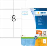 HERMA Etiketten Premium A4 wei&szlig; 105x74 mm Papier 80 St