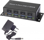 Renkforce 1318454 - USB 3.2 Gen 1 (3.1 Gen 1) Type-A - USB 3.2 Gen 1 (3.1 Gen 1) Type-A - 5000 Mbit/s - Schwarz - 126 mm - 55 mm