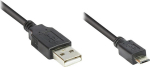 Alcasa Good Connections USB2.0 Kabel A-Micro B schw. 0.3m