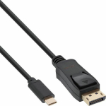 Cable USB InLine USB-C - DisplayPort 3 m Czarny (64123)