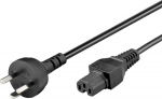 MicroConnect Power Cord DK EDB to C15 1.8m, DK IEC 320 EDB to C15 black