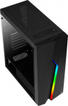 AER AeroCool Geh Midi Bolt Black RGB MicroATX/ATX/Mini-ITX o.N