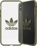 Adidas OR Clear Case - Bumper for Apple iPhone X / XS Green