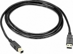 Cable USB PremiumCord USB-A - USB-B 3 m Czarny (ku2ab3bk)