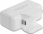 Delock Adapter for Apple power supply with PD and QC 3.0 - Netzteil - 2.4 A - PD 3.0, QC 3.0 - 4 Ausgabeanschlussstellen (USB, 2 x USB, USB-C)