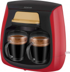 Sencor SCE 2101RD coffee maker with two cups 0.3L 500W