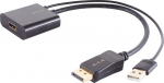 S/CONN maximum connectivity HDMI adapter-A Adapter Displayport Stecker 4K 10-01011 - Adapter - Digital/Display/Video