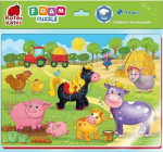 Roter Kafer Soft puzzle A4 Funny farm pictures RK6020-05