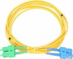 Extralink SC/APC-SC/UPC | Patchcord | Single mode, Duplex, G652D, 3mm, 10m