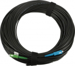 Extralink Patchcord SC/APC-SC/PC, Singlemode, Round Drop, Simplex, G657A2, 100m