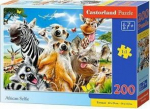 1565 Castorland Puzzle 200 African Selfie CASTOR