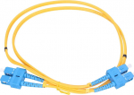 Extralink Patch Cord SC/UPC-SC/UPC, PVC, Single Mode, Duplex, G652D, 3mm, 1m