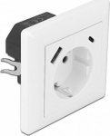 Delock Steckdose - 2P+E - Typ F, USB, USB Typ-C