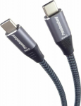 Kabel USB PremiumCord USB-C - USB-C 0.5 m Black and gray (ku31cr05)