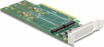 DELOCK PCI Expr 16Karte > 4x int. NVME M.2 Key M Bifurcation
