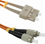 Qoltec Optic Patchcord SC/UPC - FC/UPC MM 50/125 OM2 1m (54047)