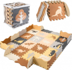 RoGer Children's Soft Carpet Puzzle with Dinosaurs 36 pcs. 143x143cm