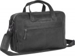 The Chesterfield Brand Ryan - computer bag 17" for a laptop, black