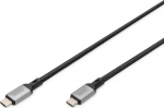 DIGITUS Anschlusskabel USB4.0/C -> C 40Gbit/s 1m schwarz