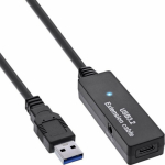 InLine InLine&reg; USB 3.2 Gen.1 active extension, USB-A male to USB-C female, 5m