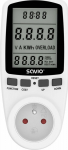 Savio Watomierz, energy calculator with output display LCD, 16A, 3680W, AE-01