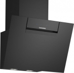 Siemens LC67KFN60 iQ300 - cooker hood, black glass, 60 cm